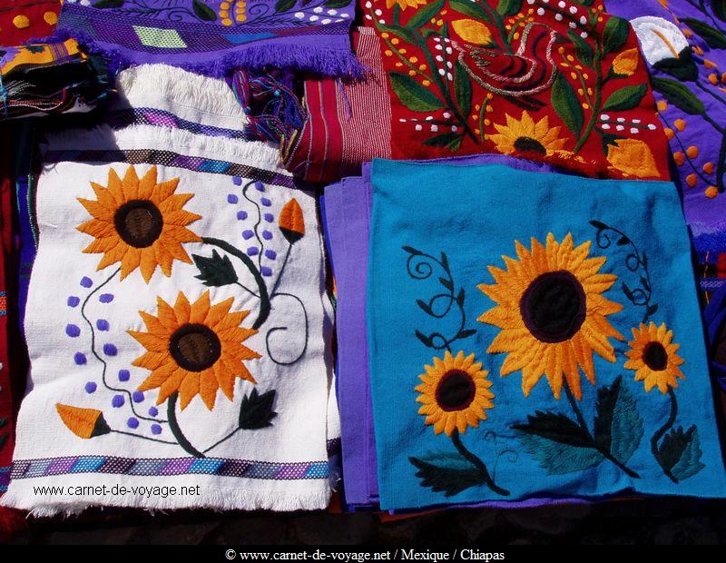 broderies san cristobal de las casas chiapas mexique