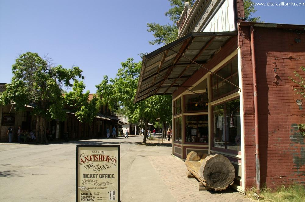 california californie gold country ruée vers l'or columbia & groveland