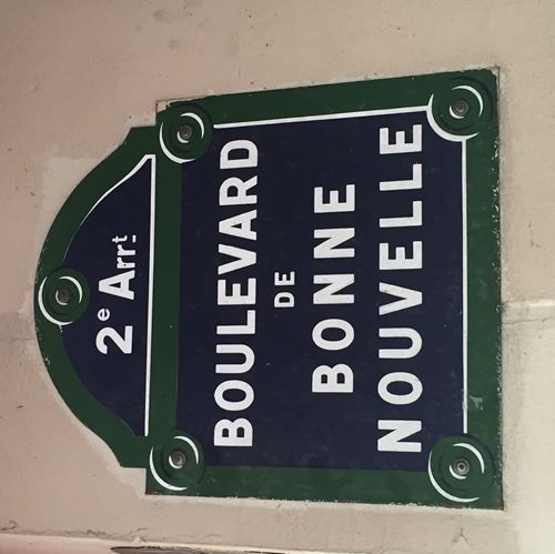 Paris - France - boulevard bonne nouvelle